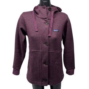 Patagonia Women's  Size XSmall Hooded Jacket Wool Blend Purple